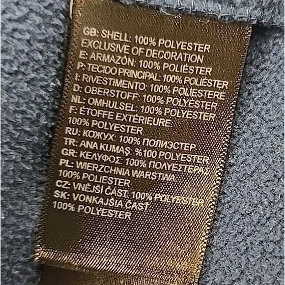 The North Face Jacket Womens M Navy Blue 1/4 Zip Glacier Fleece Pullover Sweater - Picture 6 of 8